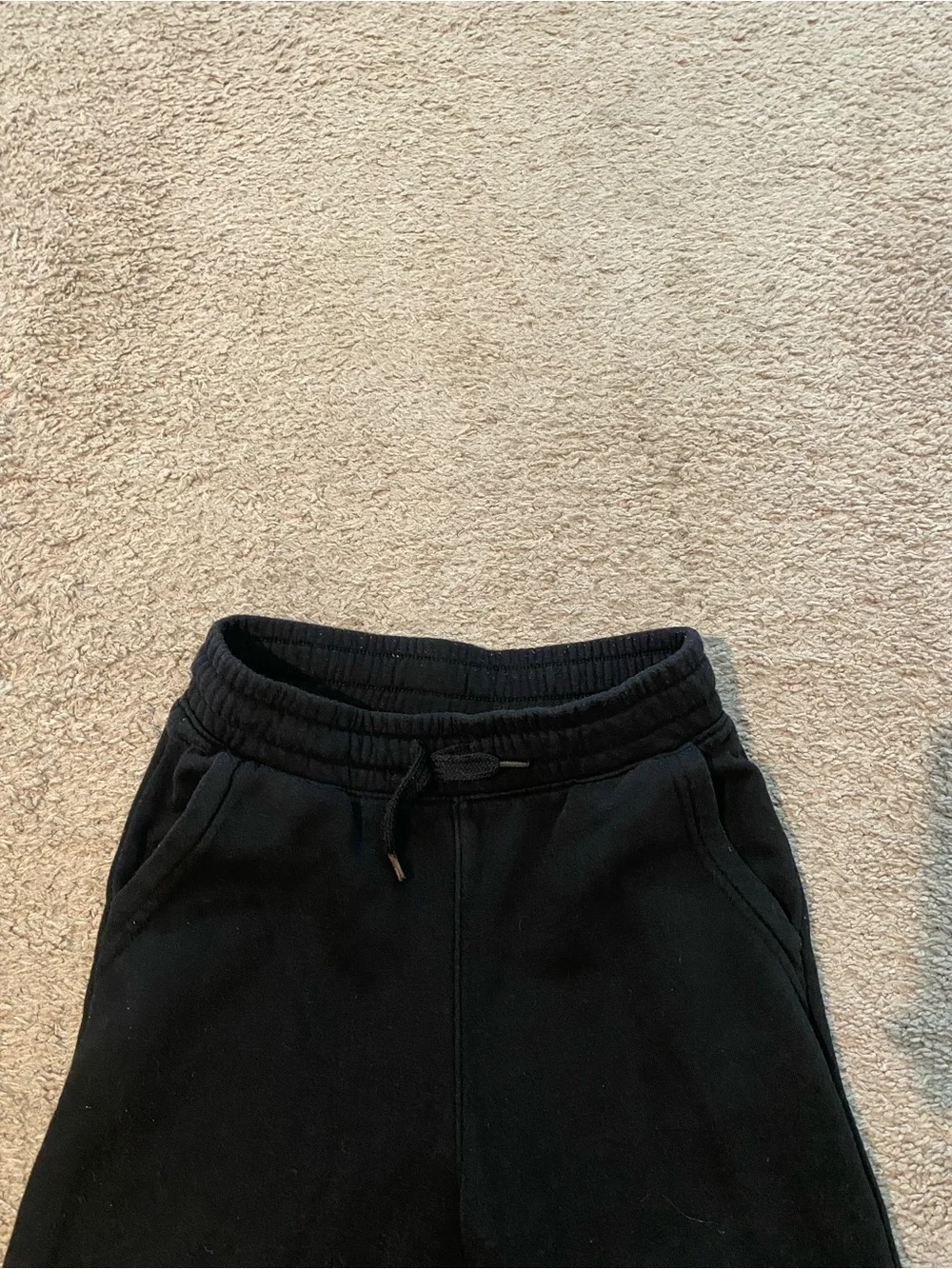 Old Navy Kids Black Jogger Sweatpants with Drawstring